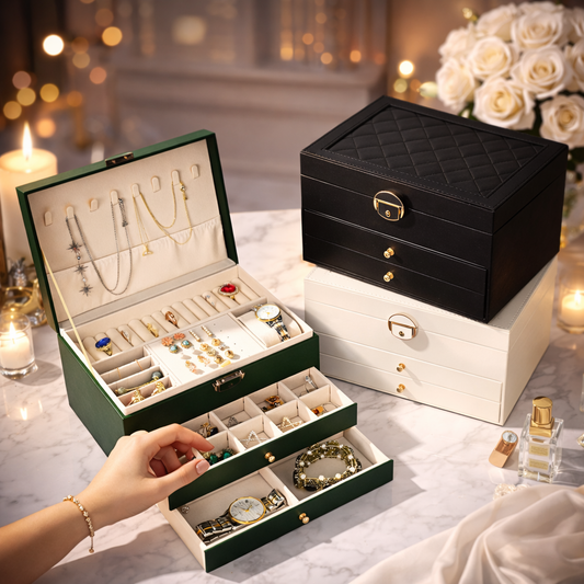 Boîte à Bijoux 3 Étages – Format XXL